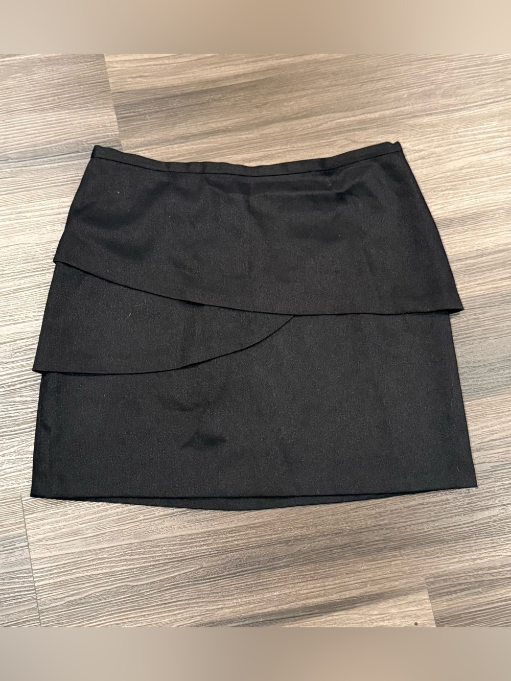 Michael Kors Women’s Size 6 Black Tiered Ruffle Mini Skirt